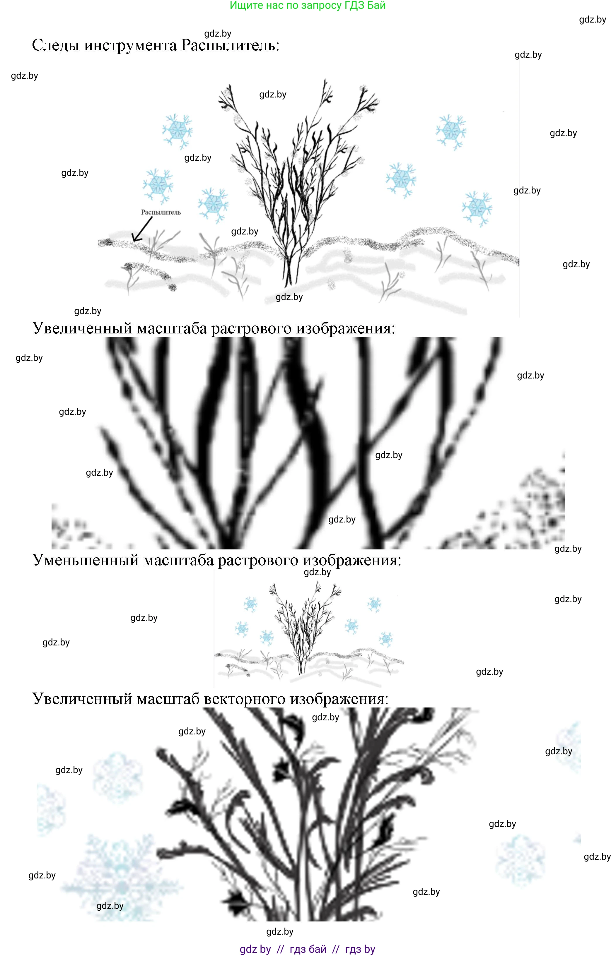 Информатика, 7 класс рабочая тетрадь, автор: Овчинникова Лариса Генадьевна, издательство Аверсэв, Минск, 2017, голубого цвета, страница 96, номер 1, Решение (продолжение 2)