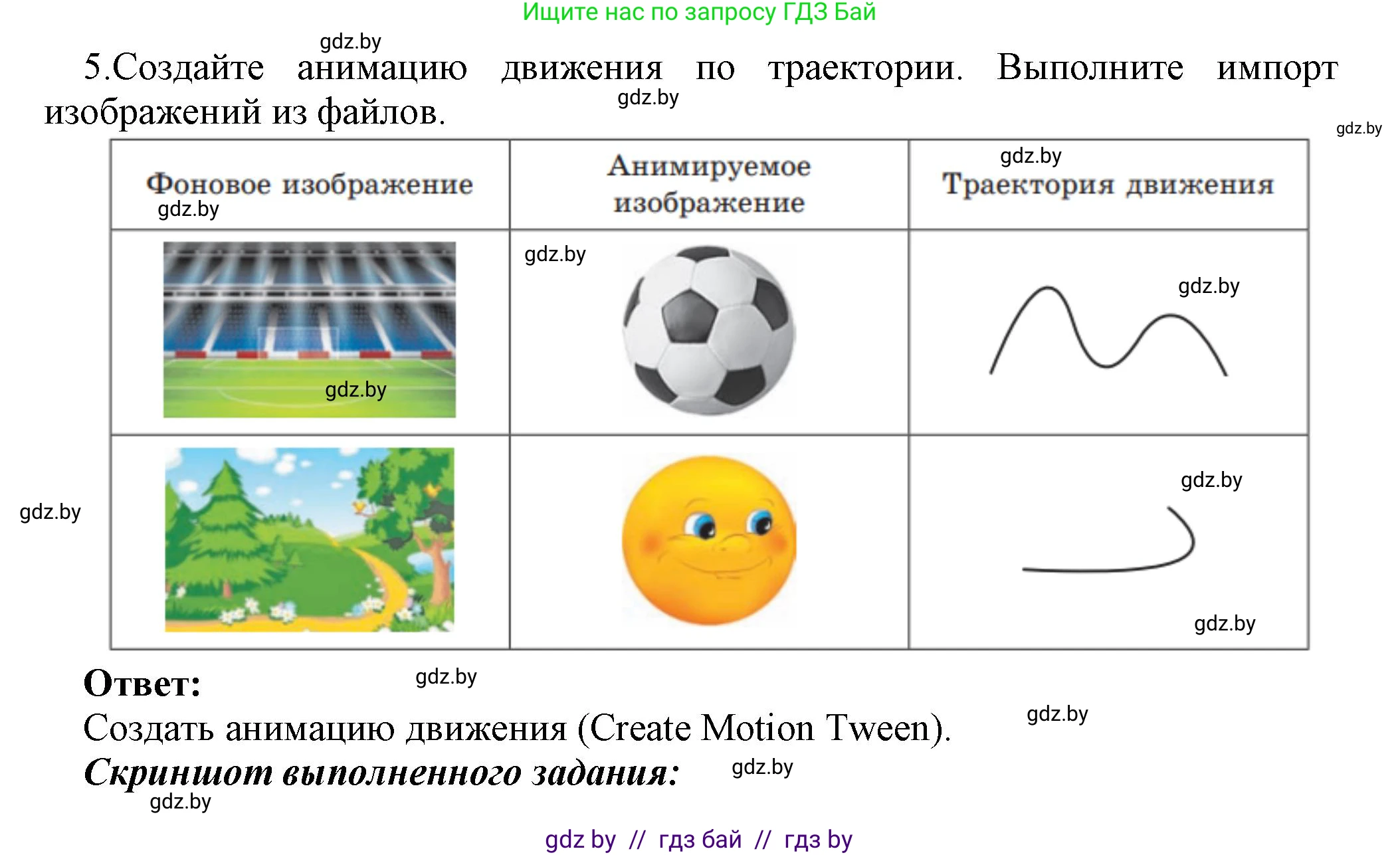 Информатика, 8 класс Учебник, авторы: Котов Владимир Михайлович, Лапо Анжелика Ивановна, Быкадоров Юрий Александрович, Войтехович Елена Николаевна, издательство Народная асвета, Минск, 2018, страница 51, номер 5, Решение