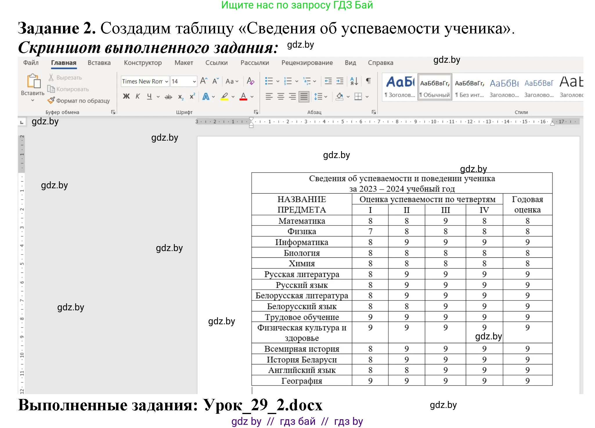 Информатика, 8 класс рабочая тетрадь, автор: Овчинникова Лариса Генадьевна, издательство Аверсэв, Минск, 2018, бирюзового цвета, страница 99, номер 2, Решение