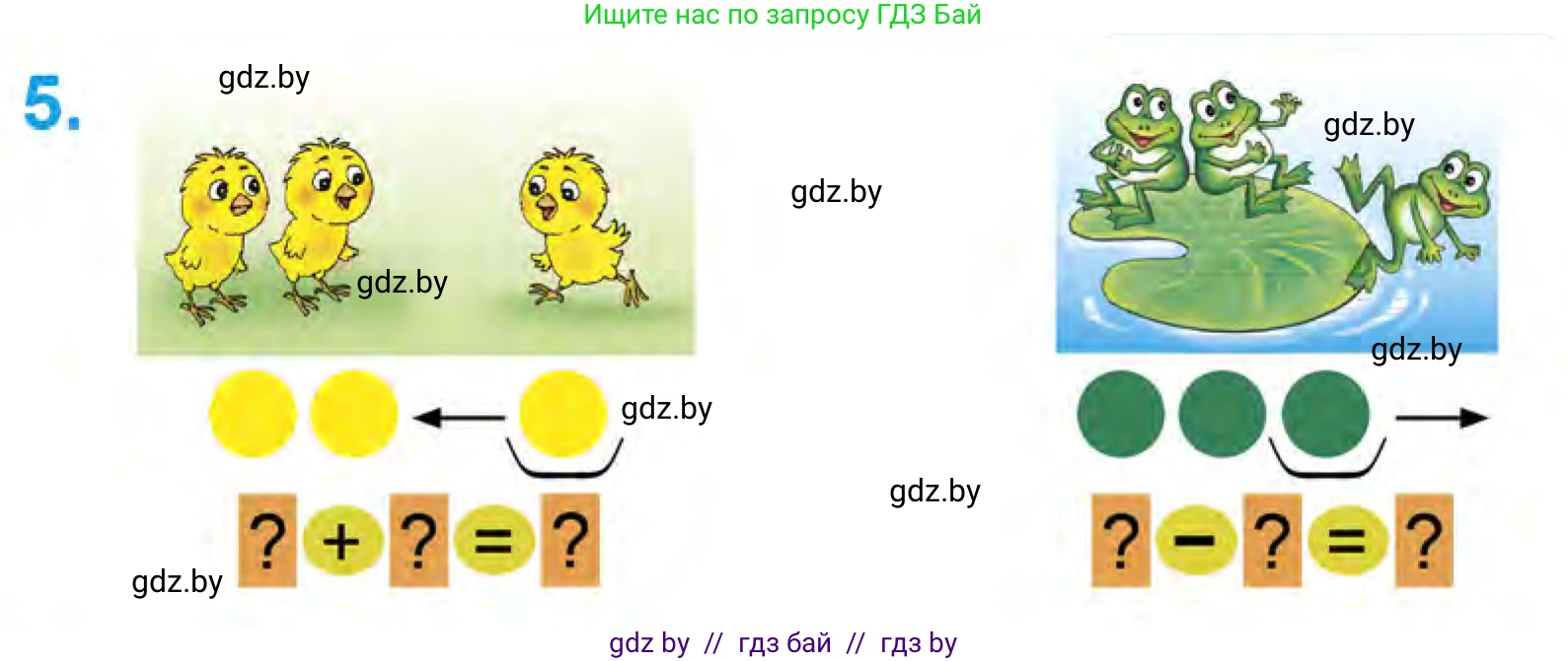 Математика, 1 класс Учебник, авторы: Муравьева Галина Леонидовна, Урбан Мария Анатольевна, издательство Академия образования, Минск, 2024, Часть 1, страница 27, номер 5, Условие