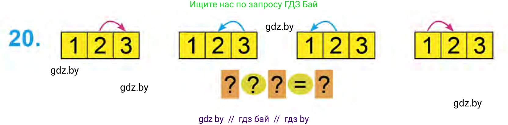 Математика, 1 класс Учебник, авторы: Муравьева Галина Леонидовна, Урбан Мария Анатольевна, издательство Академия образования, Минск, 2024, Часть 1, страница 37, номер 20, Условие