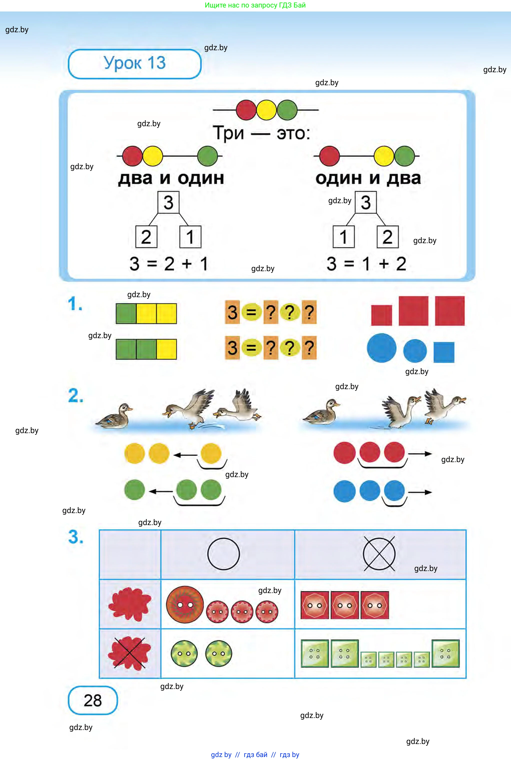 Математика, 1 класс Учебник, авторы: Муравьева Галина Леонидовна, Урбан Мария Анатольевна, издательство Академия образования, Минск, 2024, Часть 1, страница 28
