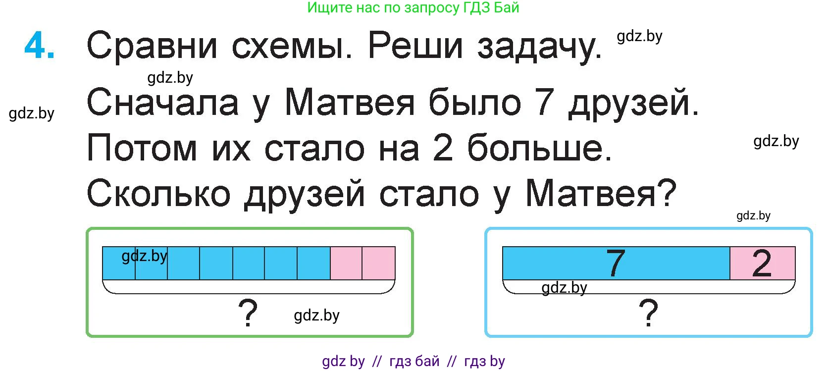 Математика, 1 класс Учебник, авторы: Муравьева Галина Леонидовна, Урбан Мария Анатольевна, издательство Академия образования, Минск, 2024, Часть 2, страница 39, номер 4, Условие
