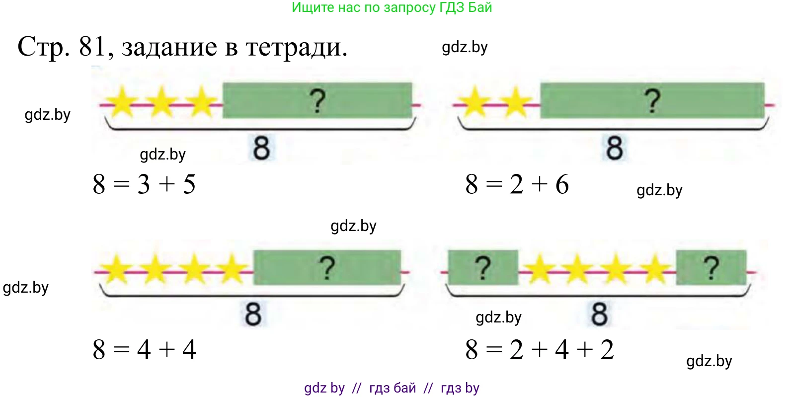 Математика, 1 класс Учебник, авторы: Муравьева Галина Леонидовна, Урбан Мария Анатольевна, издательство Академия образования, Минск, 2024, Часть 1, страница 81, Решение