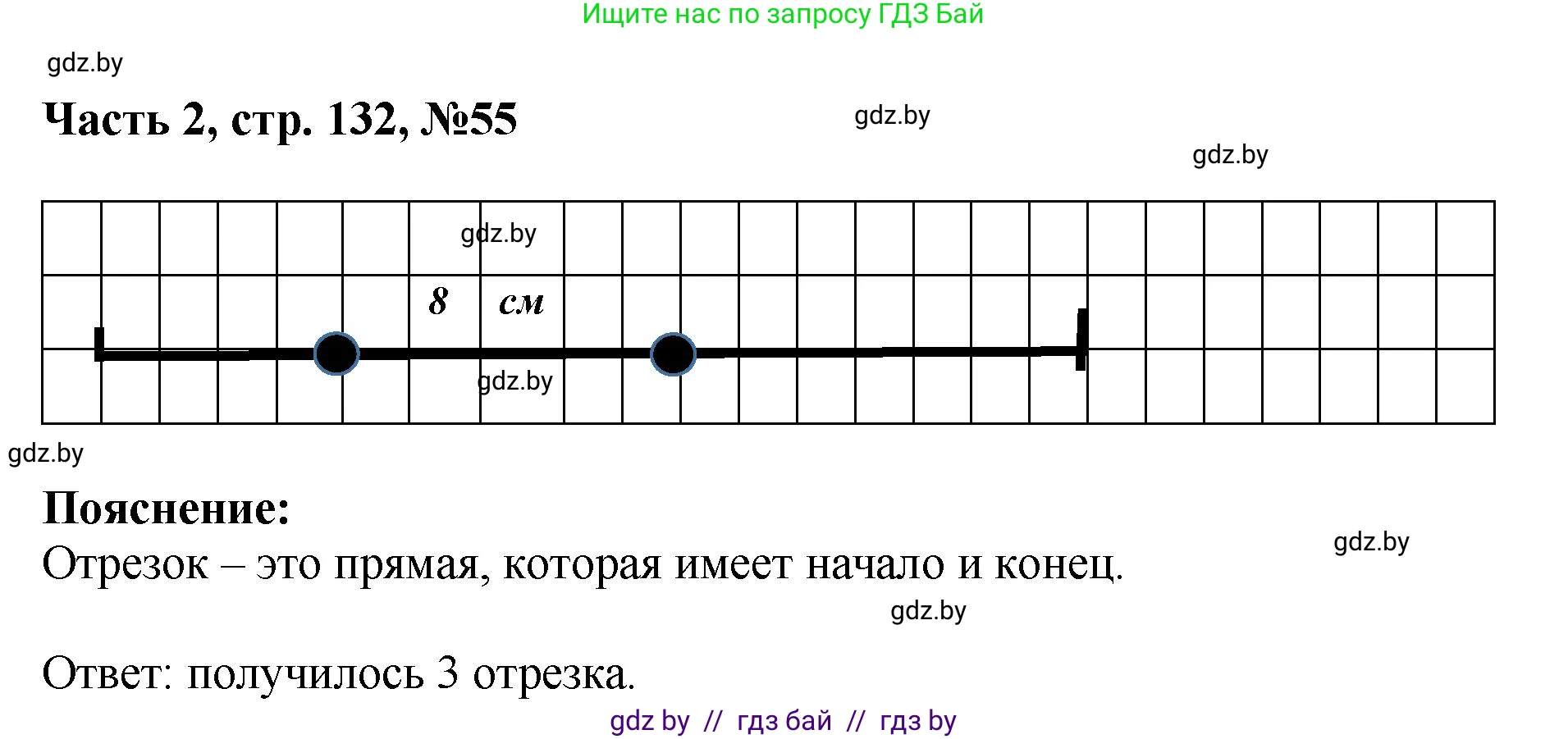 Математика, 1 класс Учебник, авторы: Муравьева Галина Леонидовна, Урбан Мария Анатольевна, издательство Академия образования, Минск, 2024, Часть 2, страница 132, номер 55, Решение