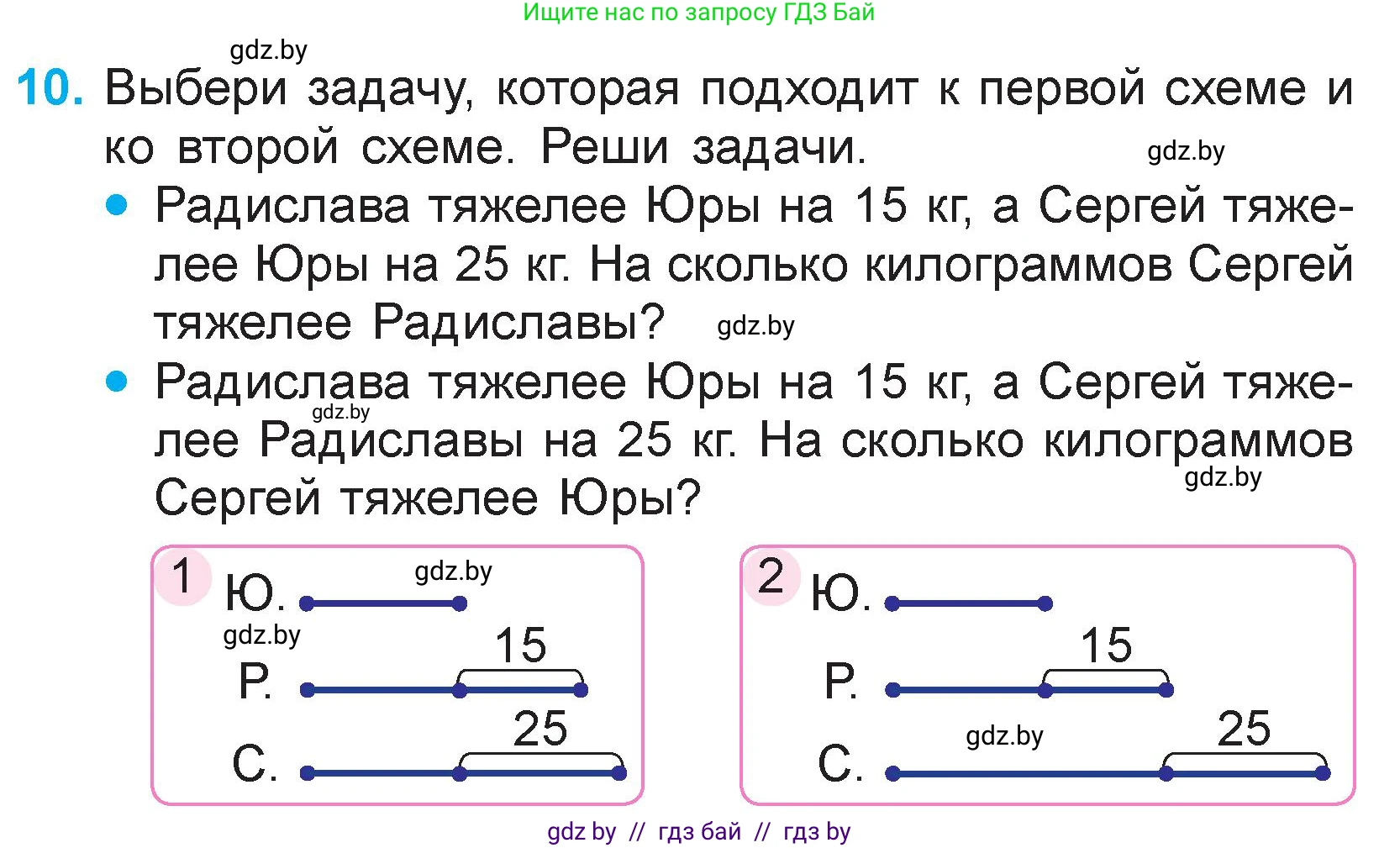 Математика, 3 класс Учебник, авторы: Муравьева Галина Леонидовна, Урбан Мария Анатольевна, издательство Национальный институт образования, Минск, 2021, оранжевого цвета, Часть 1, страница 15, номер 10, Условие