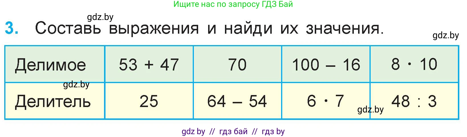 Математика, 3 класс Учебник, авторы: Муравьева Галина Леонидовна, Урбан Мария Анатольевна, издательство Национальный институт образования, Минск, 2021, оранжевого цвета, Часть 1, страница 120, номер 3, Условие