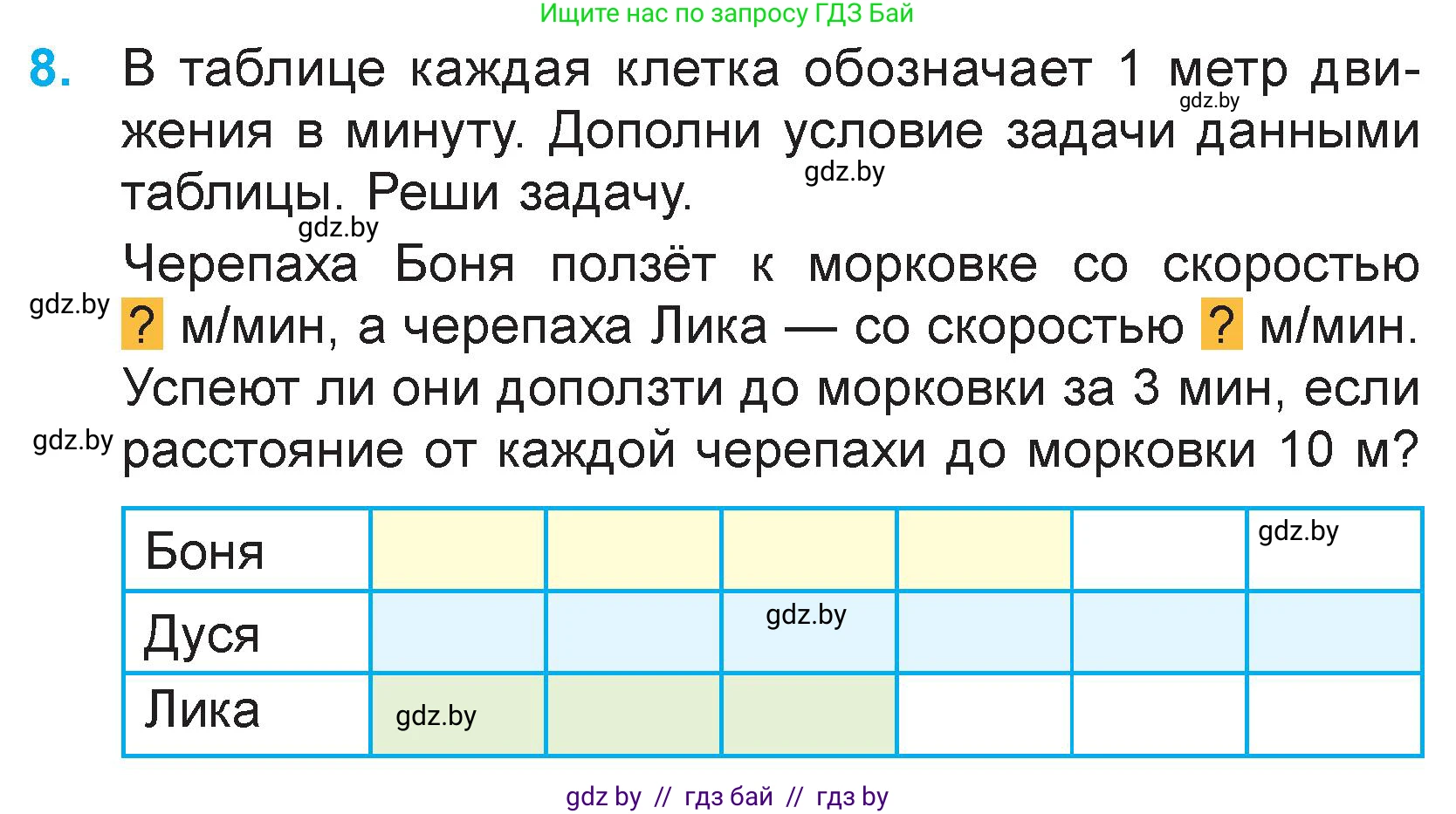 Математика, 3 класс Учебник, авторы: Муравьева Галина Леонидовна, Урбан Мария Анатольевна, издательство Национальный институт образования, Минск, 2021, оранжевого цвета, Часть 2, страница 73, номер 8, Условие