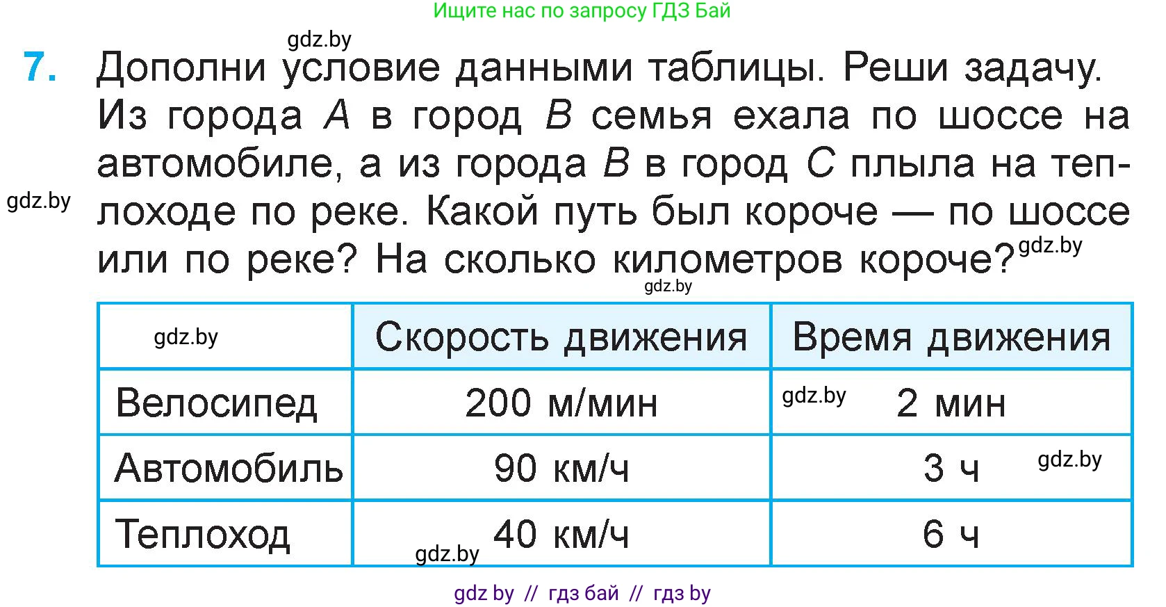 Математика, 3 класс Учебник, авторы: Муравьева Галина Леонидовна, Урбан Мария Анатольевна, издательство Национальный институт образования, Минск, 2021, оранжевого цвета, Часть 2, страница 85, номер 7, Условие