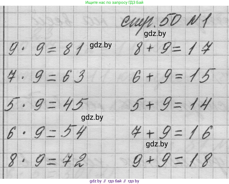 Математика, 3 класс Учебник, авторы: Муравьева Галина Леонидовна, Урбан Мария Анатольевна, издательство Национальный институт образования, Минск, 2021, оранжевого цвета, Часть 1, страница 50, номер 1, Решение 1