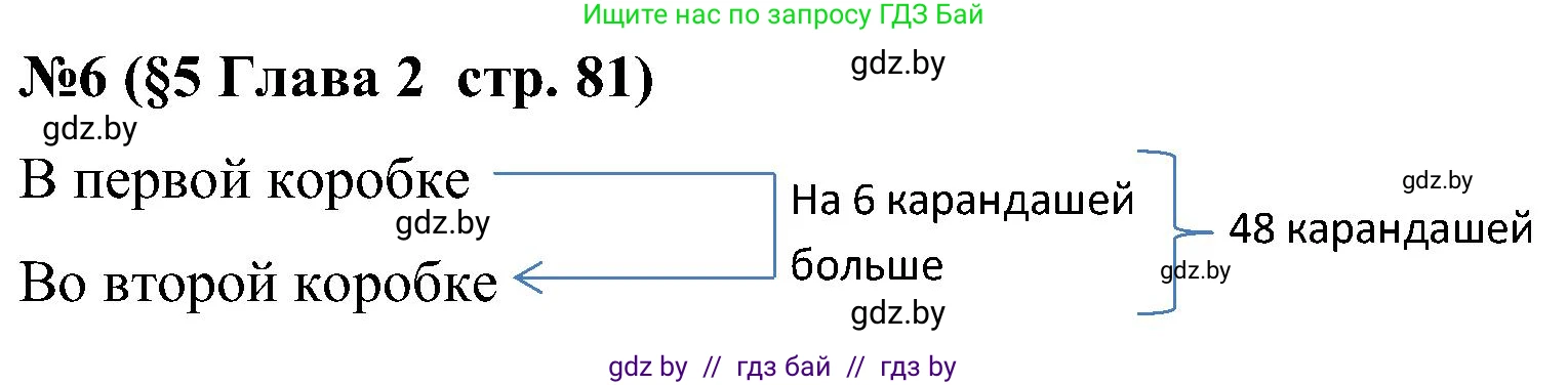 Математика, 5 класс Сборник задач, авторы: Пирютко Ольга Николаевна, Терешко Оксана Александровна, Герасимов Валерий Дмитриевич, издательство Адукацыя i выхаванне, Минск, 2019, белого цвета, страница 81, номер 6, Решение