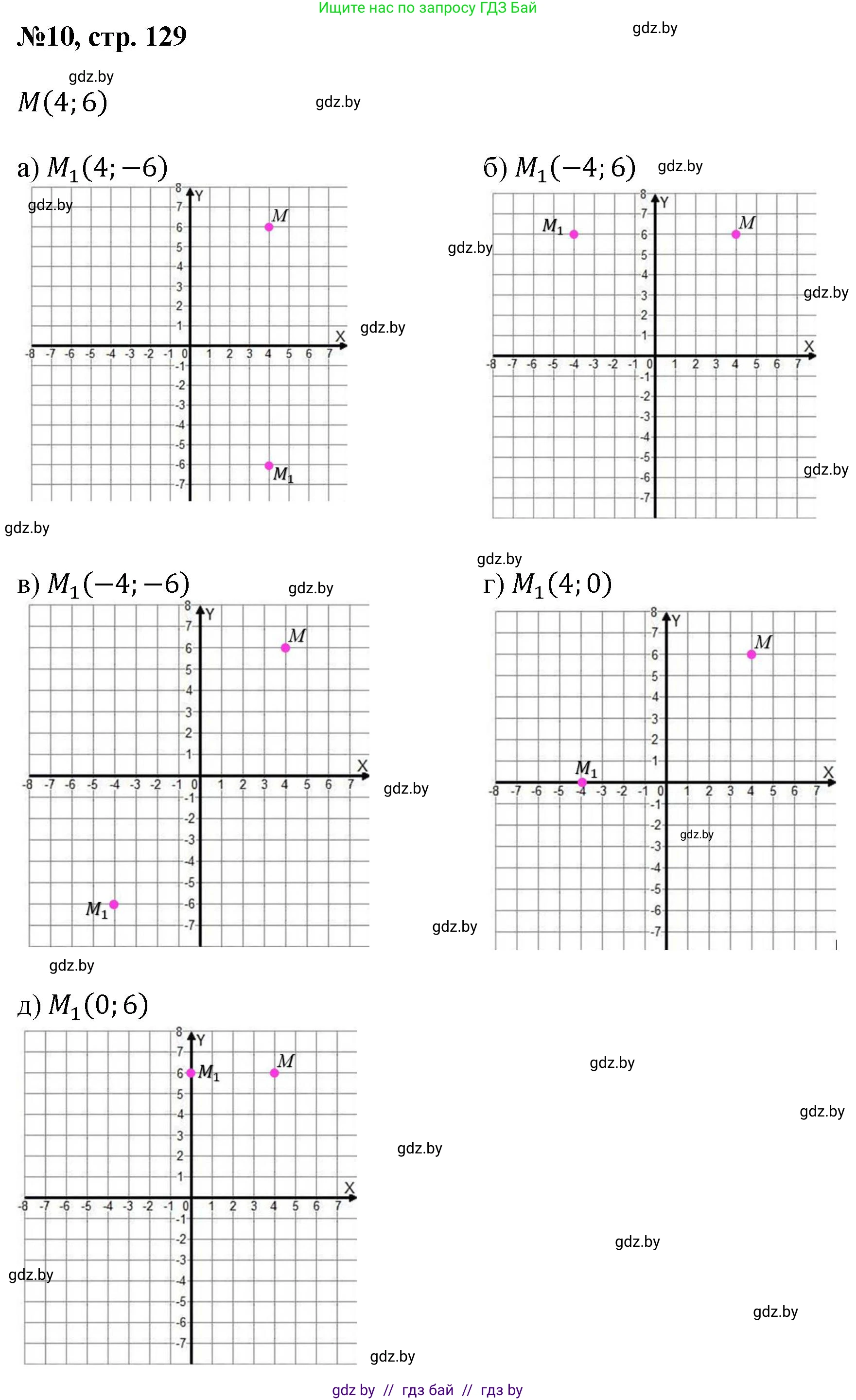 Математика, 6 класс Сборник задач, авторы: Пирютко Ольга Николаевна, Терешко Оксана Александровна, издательство Адукацыя i выхаванне, Минск, 2020, салатового цвета, страница 129, номер 10, Решение