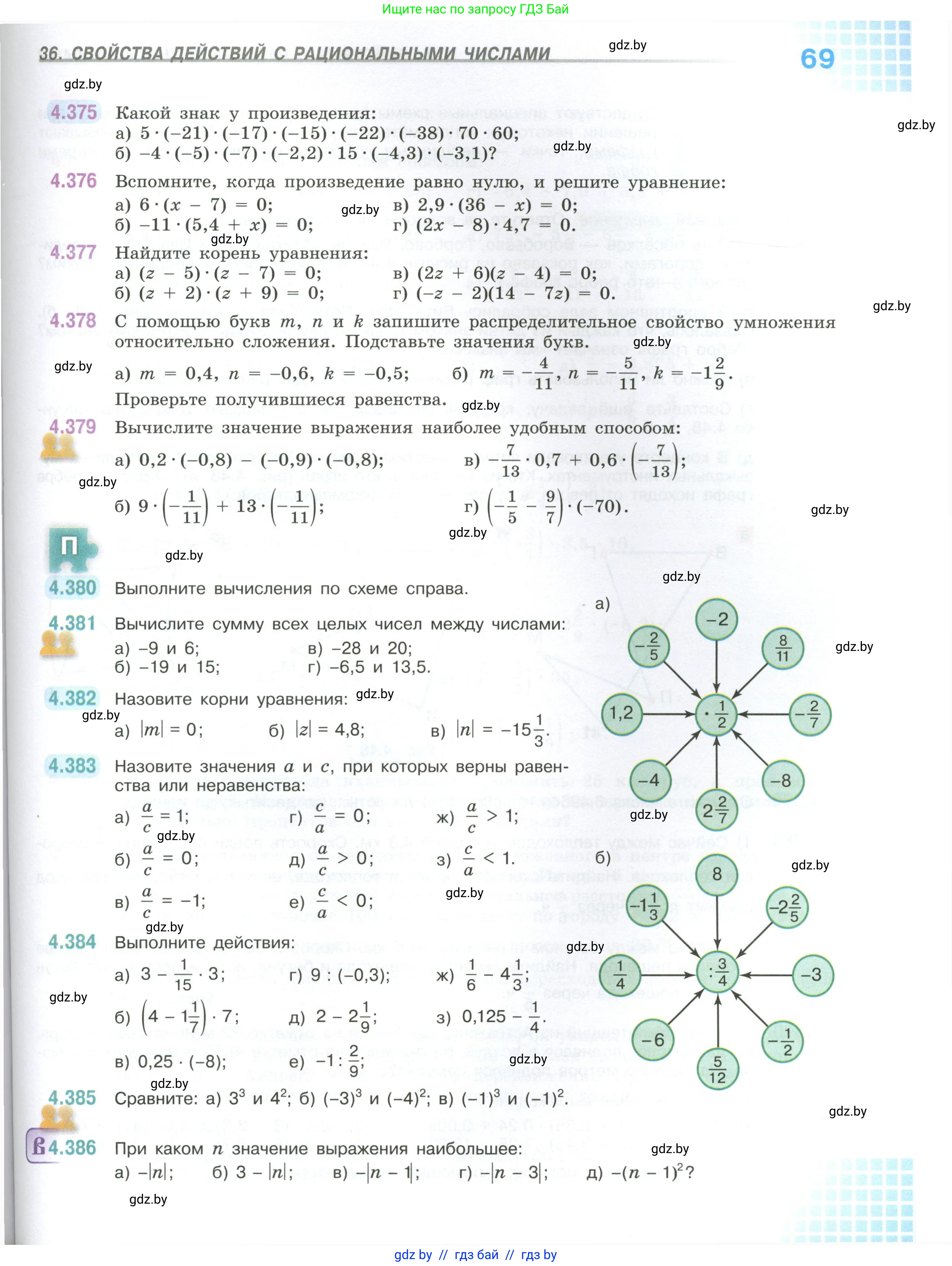 Математика, 6 класс Учебник, авторы: Виленкин Наум Яковлевич, Жохов Владимир Иванович, Чесноков Александр Семёнович, Александрова Лилия Александровна, Шварцбурд Семён Исаакович, издательство Просвещение, Москва, 2023, белого цвета, Часть 1, страница 69
