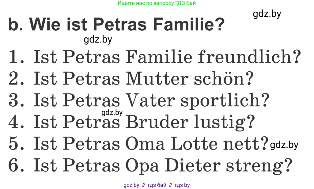 Немецкий язык (Deutsch), 4 класс Учебник (Schülerbuch), авторы: Будько Антонина Филипповна (Budjko Antonina), Урбанович Инна Ювинальевна (Urbanowitsch Ina), издательство Вышэйшая школа, Минск, 2019, жёлтого цвета, Часть 1, страница 79, номер 2b, Условие