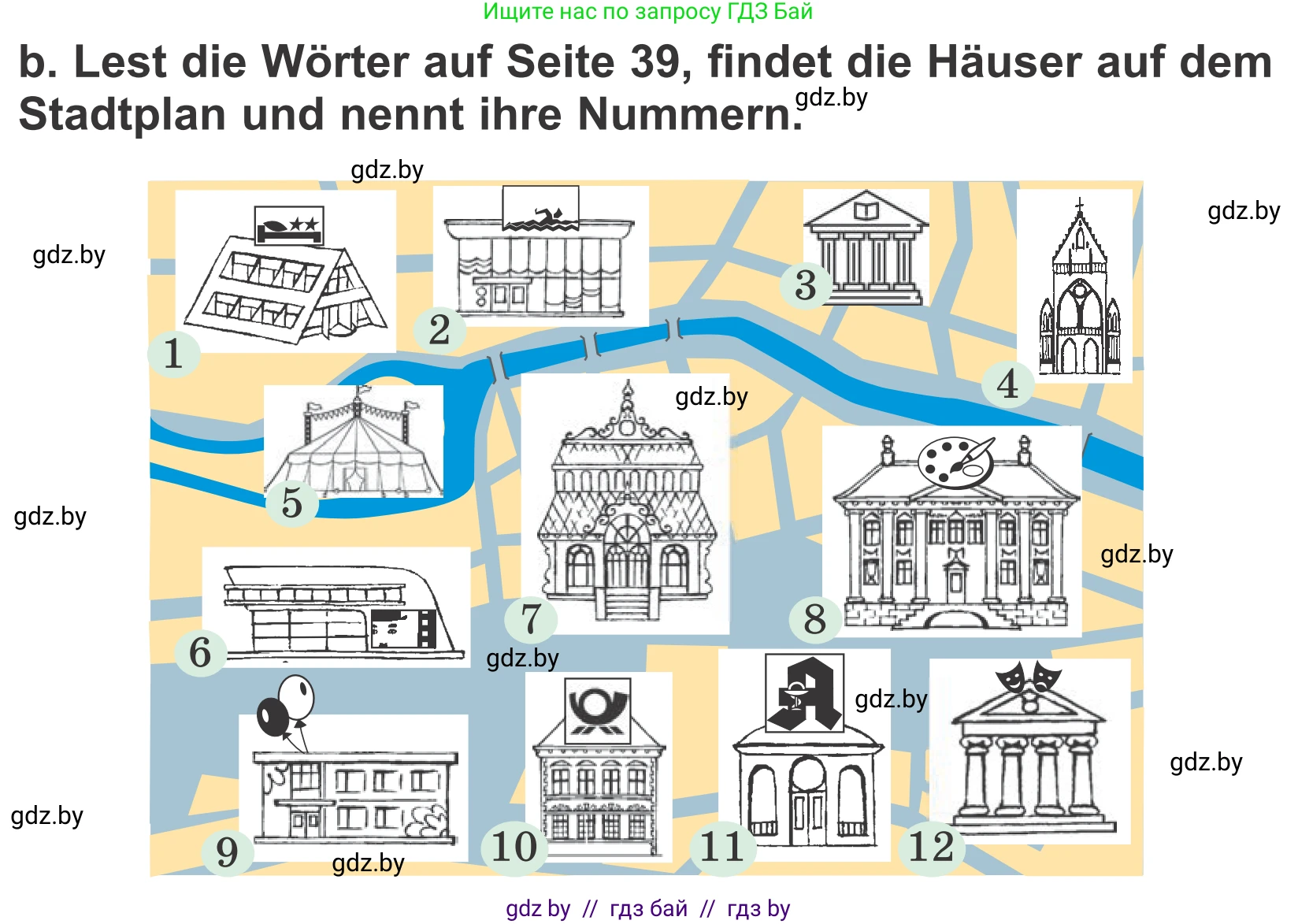 Немецкий язык (Deutsch), 4 класс Учебник (Schülerbuch), авторы: Будько Антонина Филипповна (Budjko Antonina), Урбанович Инна Ювинальевна (Urbanowitsch Ina), издательство Вышэйшая школа, Минск, 2019, жёлтого цвета, Часть 2, страница 38, номер 3b, Условие