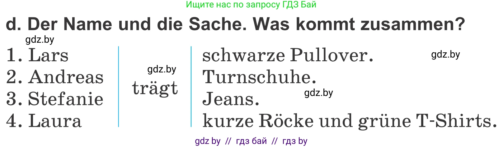 Немецкий язык (Deutsch), 4 класс Учебник (Schülerbuch), авторы: Будько Антонина Филипповна (Budjko Antonina), Урбанович Инна Ювинальевна (Urbanowitsch Ina), издательство Вышэйшая школа, Минск, 2019, жёлтого цвета, Часть 2, страница 90, номер 6d, Условие