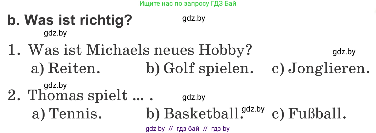Немецкий язык (Deutsch), 4 класс Учебник (Schülerbuch), авторы: Будько Антонина Филипповна (Budjko Antonina), Урбанович Инна Ювинальевна (Urbanowitsch Ina), издательство Вышэйшая школа, Минск, 2019, жёлтого цвета, Часть 2, страница 126, номер 8b, Условие
