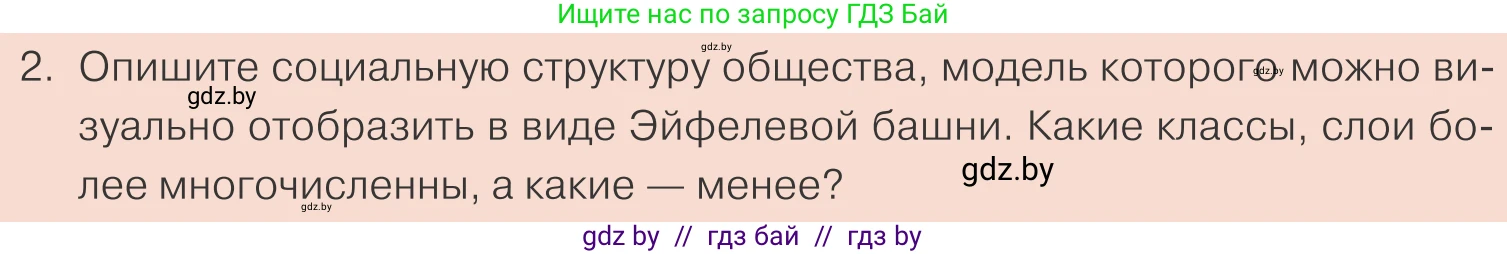 Обществоведение, 10 класс Учебник, авторы: Данилов Александр Николаевич, Полейко Елена Александровна, Кушнер Надежда Васильевна, Бернат Ирина Петровна, Безнюк Д К, Белов А А, Гречнева Е Ф, Кобяк О В, Мармашова С П, Можейко М А, Старовойтова Л В, Черченко Н В, издательство Адукацыя i выхаванне, Минск, 2020, страница 22, номер 2, Условие