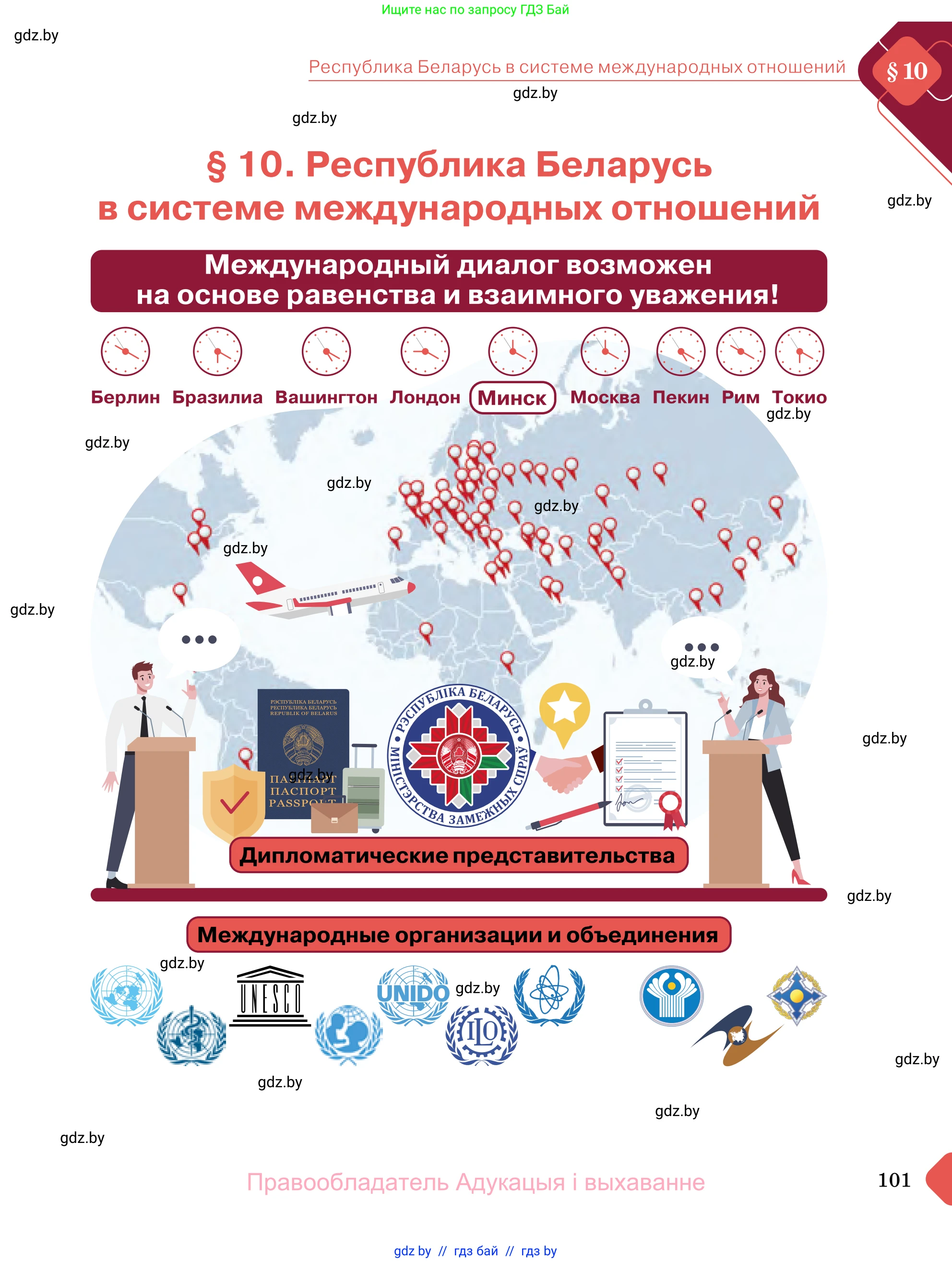 Обществоведение, 11 класс Учебник, авторы: Чуприс Ольга Ивановна, Балашенко Сергей Александрович, Денисюк Нина Павловна, Калинин С А, Киселёва Т М, Короткевич М П, Михалёва Т Н, Петоченко Т М, Побережная О Е, Подкопаев В В, Салей Е А, Шидловский А В, издательство Адукацыя i выхаванне, Минск, 2021, салатового цвета, страница 101