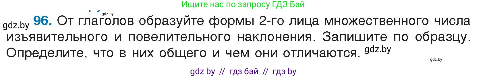 Русский язык, 7 класс Учебник, авторы: Волынец Татьяна Николаевна, Литвинко Франя Михайловна, Долбик Елена Евгеньевна, Таяновская И В, Винник И Р, издательство Национальный институт образования, Минск, 2020, бирюзового цвета, страница 53, номер 96, Условие