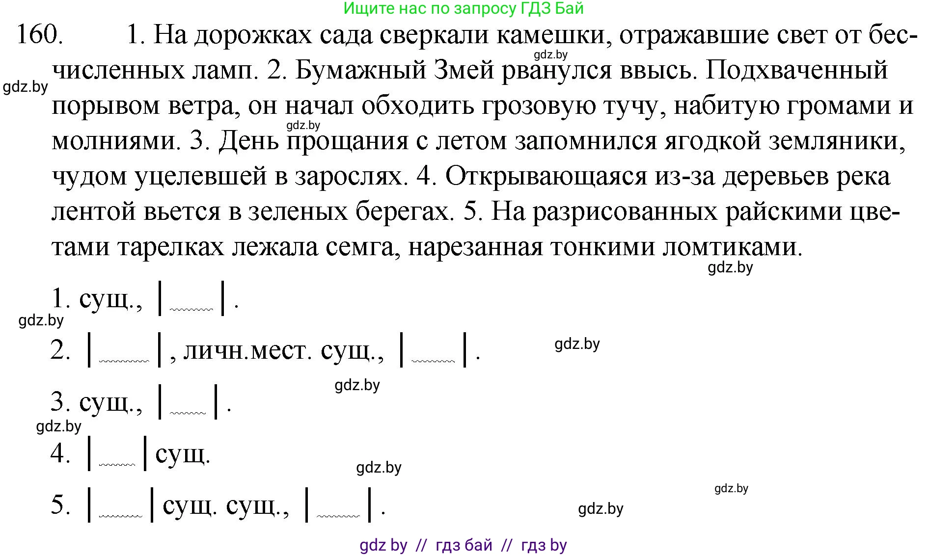 Русский язык, 7 класс Учебник, авторы: Волынец Татьяна Николаевна, Литвинко Франя Михайловна, Долбик Елена Евгеньевна, Таяновская И В, Винник И Р, издательство Национальный институт образования, Минск, 2020, бирюзового цвета, страница 81, номер 160, Решение