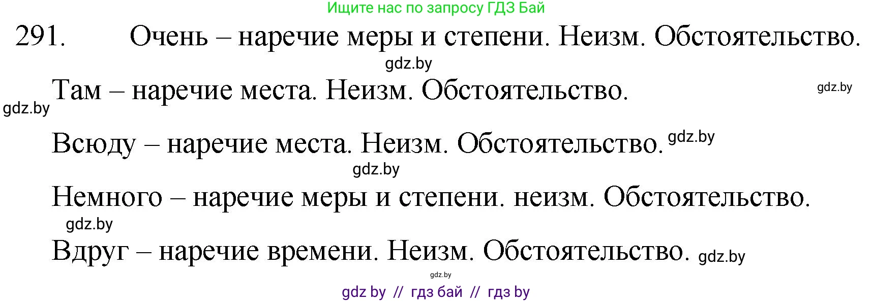 Русский язык, 7 класс Учебник, авторы: Волынец Татьяна Николаевна, Литвинко Франя Михайловна, Долбик Елена Евгеньевна, Таяновская И В, Винник И Р, издательство Национальный институт образования, Минск, 2020, бирюзового цвета, страница 144, номер 291, Решение