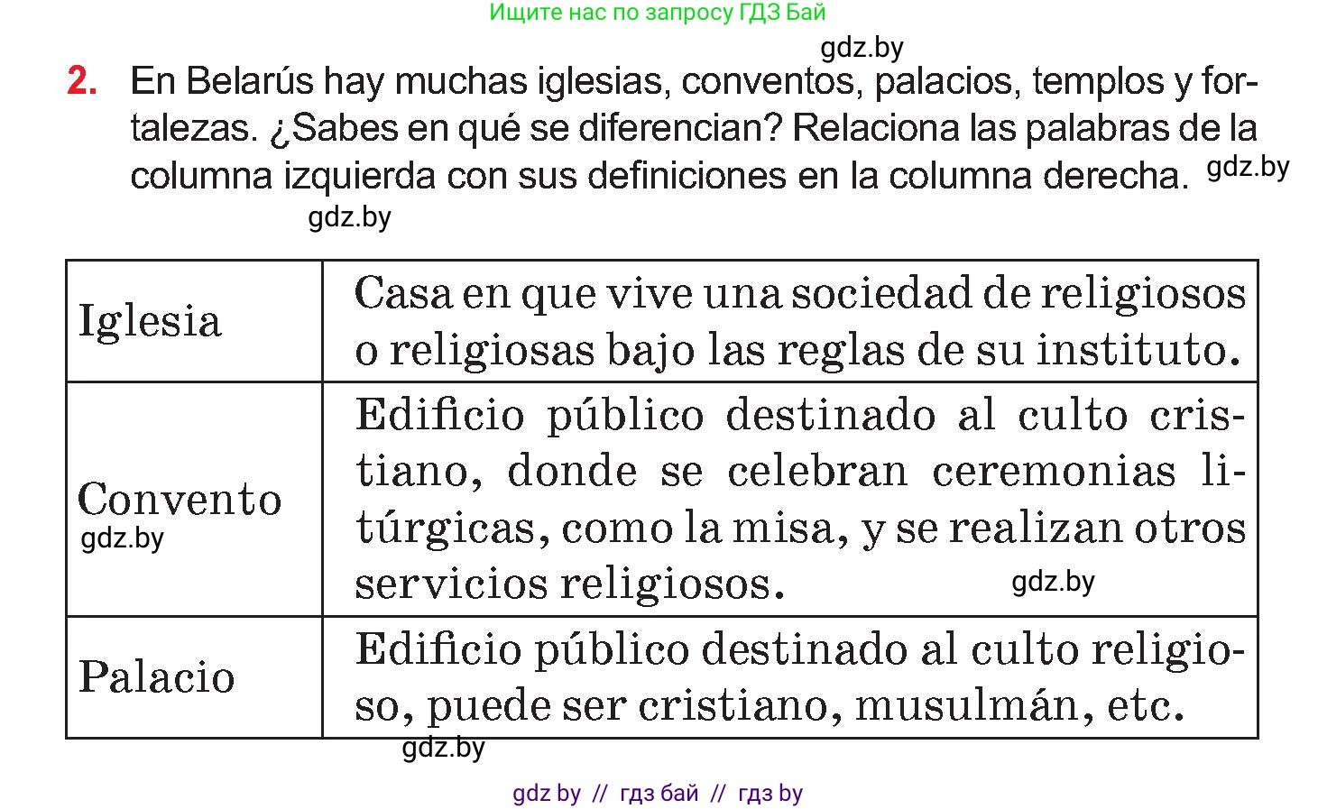 Испанский язык, 7 класс Учебник, авторы: Цыбулева Татьяна Эдуардовна, Пушкина Ольга Александровна, Карпиевич Галина Константиновна, издательство Издательский центр БГУ, Минск, 2019, бирюзового цвета, Часть 2, страница 142, номер 2, Условие