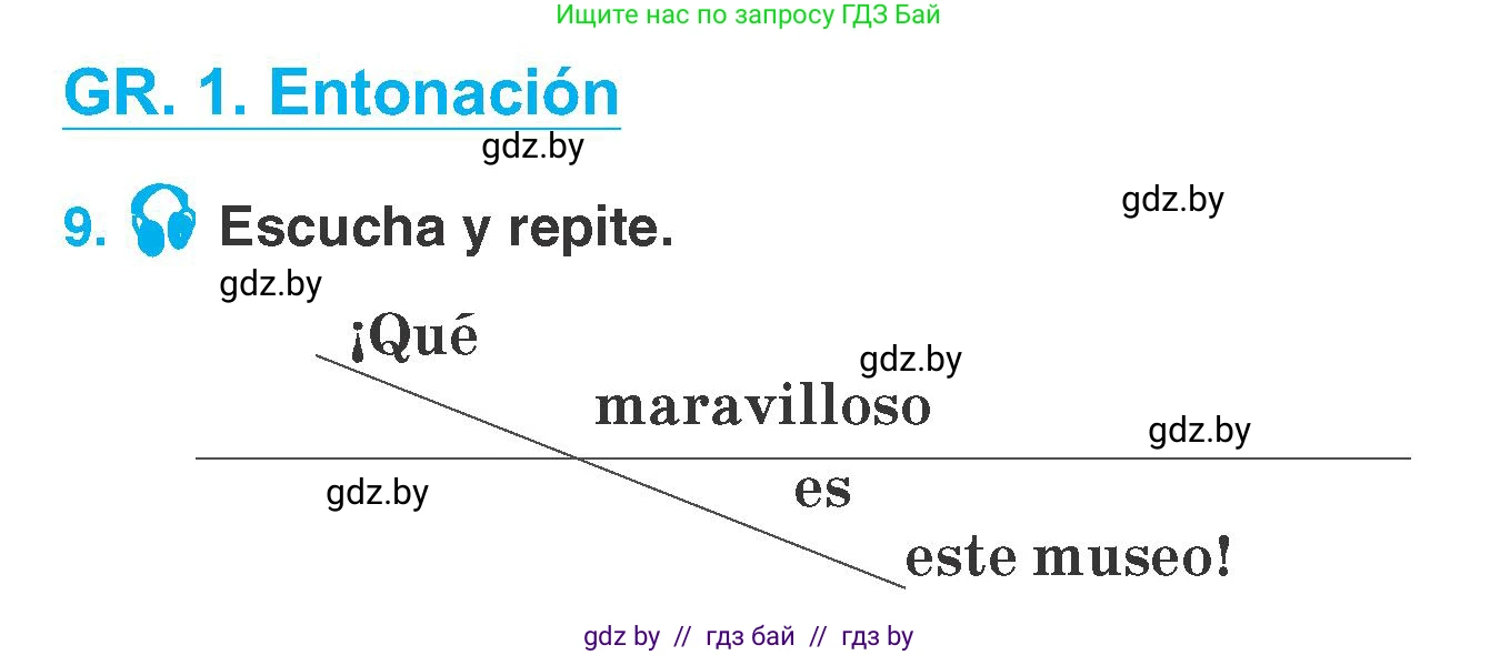 Испанский язык, 7 класс Учебник, автор: Гриневич Елена Карловна, издательство Вышэйшая школа, Минск, 2017, оранжевого цвета, страница 8, номер 9, Условие
