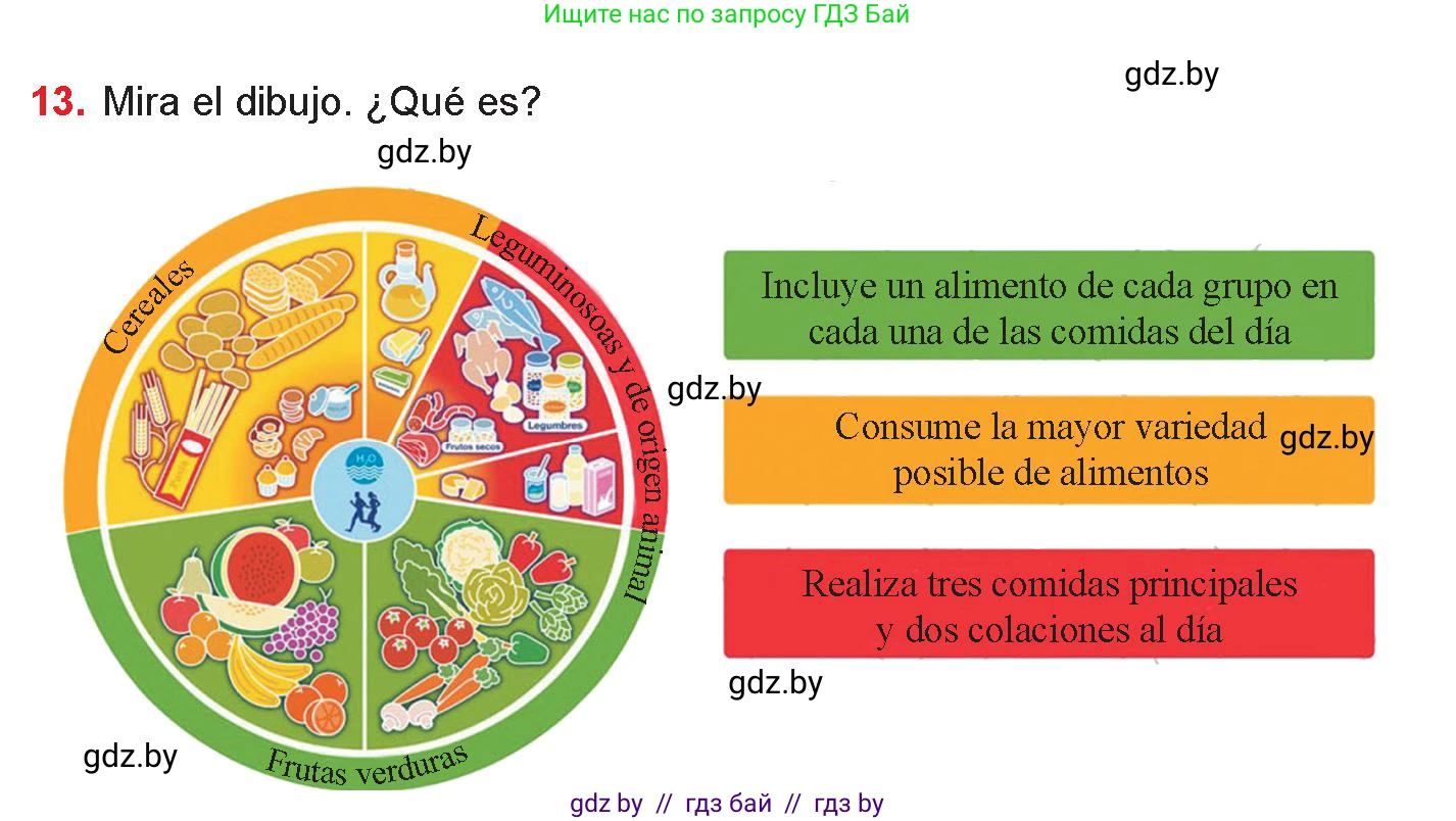 Испанский язык, 9 класс Учебник, авторы: Цыбулева Татьяна Эдуардовна, Пушкина Ольга Александровна, издательство Издательский центр БГУ, Минск, 2017, страница 65, номер 13, Условие