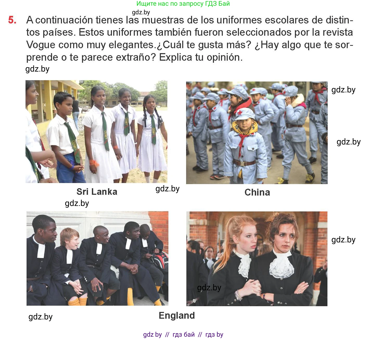 Испанский язык, 9 класс Учебник, авторы: Цыбулева Татьяна Эдуардовна, Пушкина Ольга Александровна, издательство Издательский центр БГУ, Минск, 2017, страница 93, номер 5, Условие