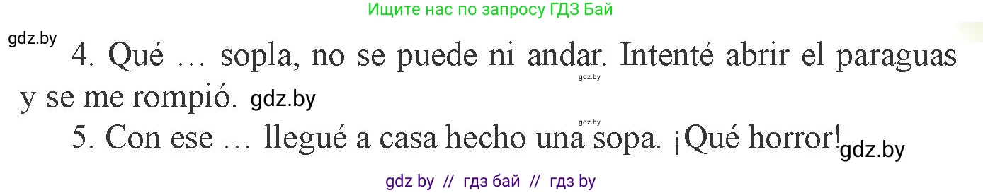 Испанский язык, 9 класс Учебник, авторы: Цыбулева Татьяна Эдуардовна, Пушкина Ольга Александровна, издательство Издательский центр БГУ, Минск, 2017, страница 56, номер 6, Условие (продолжение 2)