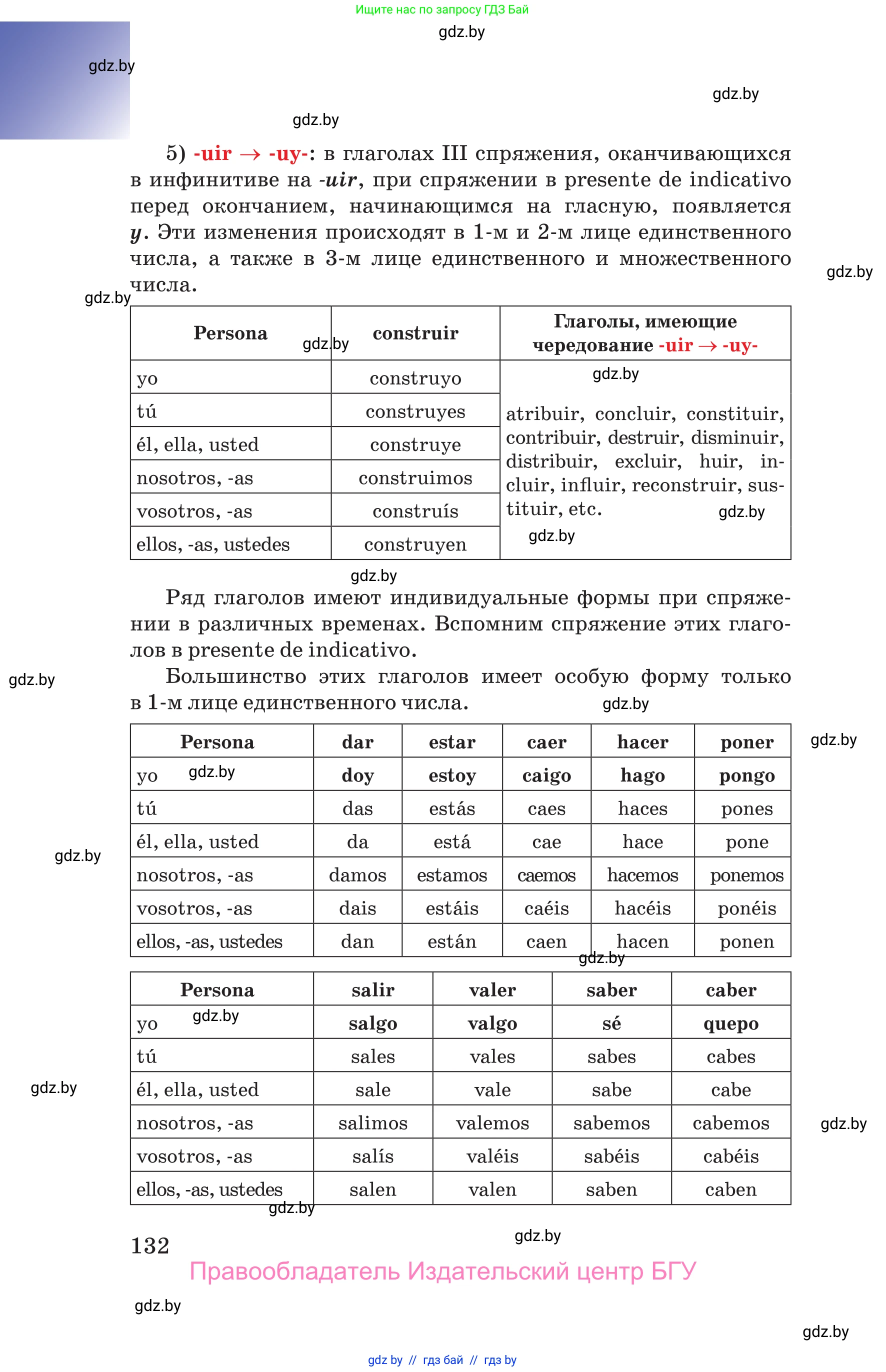 Испанский язык, 10 класс Учебник, авторы: Цыбулева Татьяна Эдуардовна, Пушкина Ольга Александровна, Карпиевич Галина Константиновна, издательство Издательский центр БГУ, Минск, 2019, оранжевого цвета, страница 132