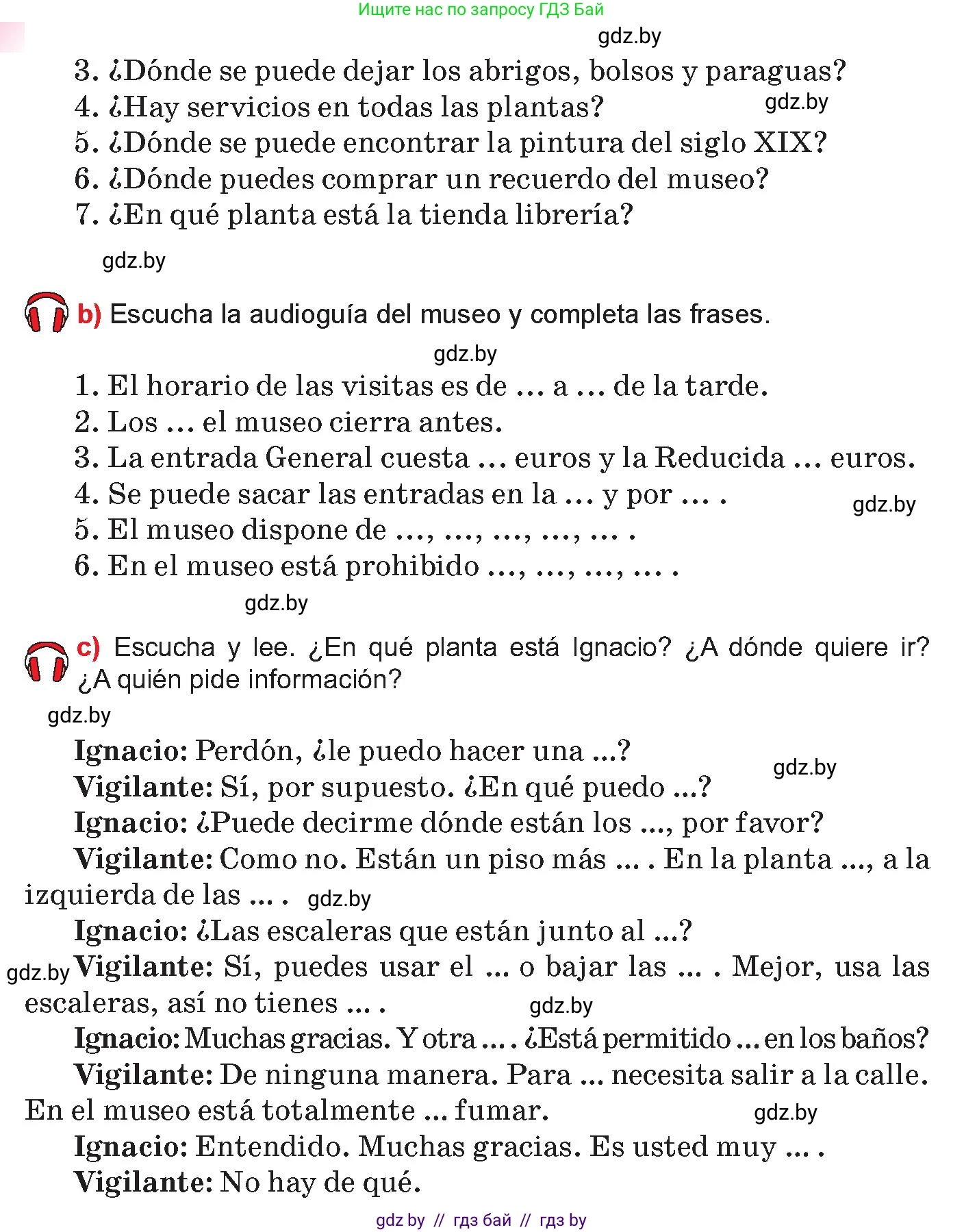 Испанский язык, 10 класс Учебник, авторы: Цыбулева Татьяна Эдуардовна, Пушкина Ольга Александровна, Карпиевич Галина Константиновна, издательство Издательский центр БГУ, Минск, 2019, оранжевого цвета, страница 91, номер 16, Условие (продолжение 2)