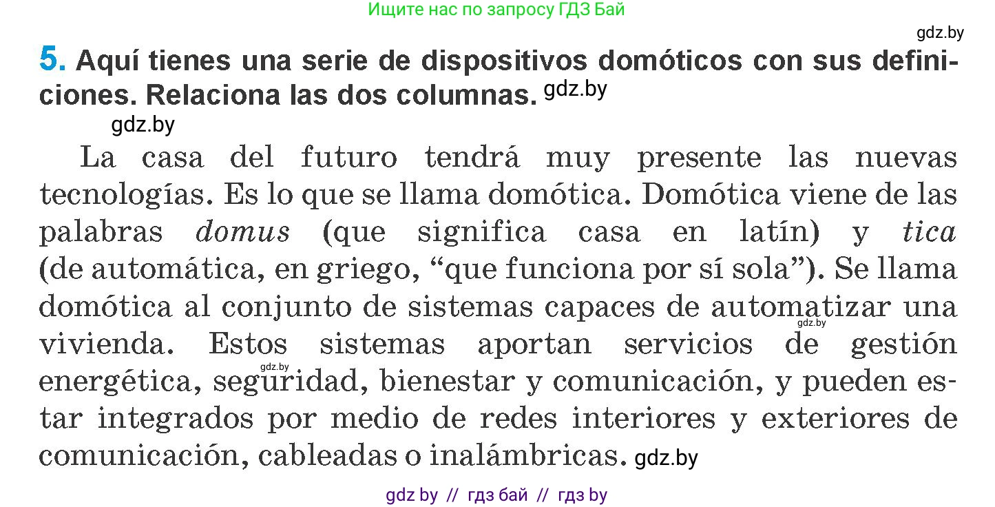Испанский язык, 10 класс Учебник, авторы: Гриневич Елена Карловна, Янукенас Ольга Викторовна, издательство Вышэйшая школа, Минск, 2019, оранжевого цвета, страница 78, номер 5, Условие