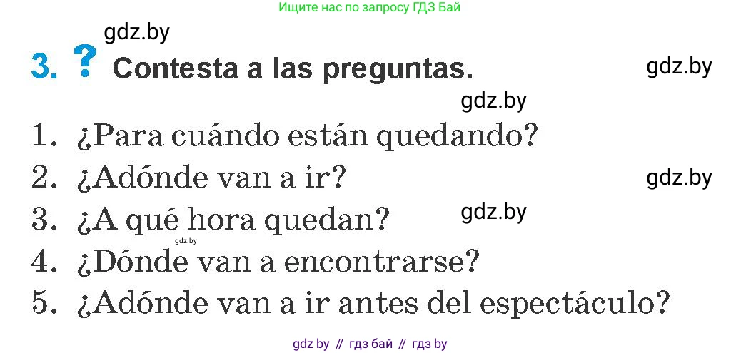 Испанский язык, 10 класс Учебник, авторы: Гриневич Елена Карловна, Янукенас Ольга Викторовна, издательство Вышэйшая школа, Минск, 2019, оранжевого цвета, страница 145, номер 3, Условие
