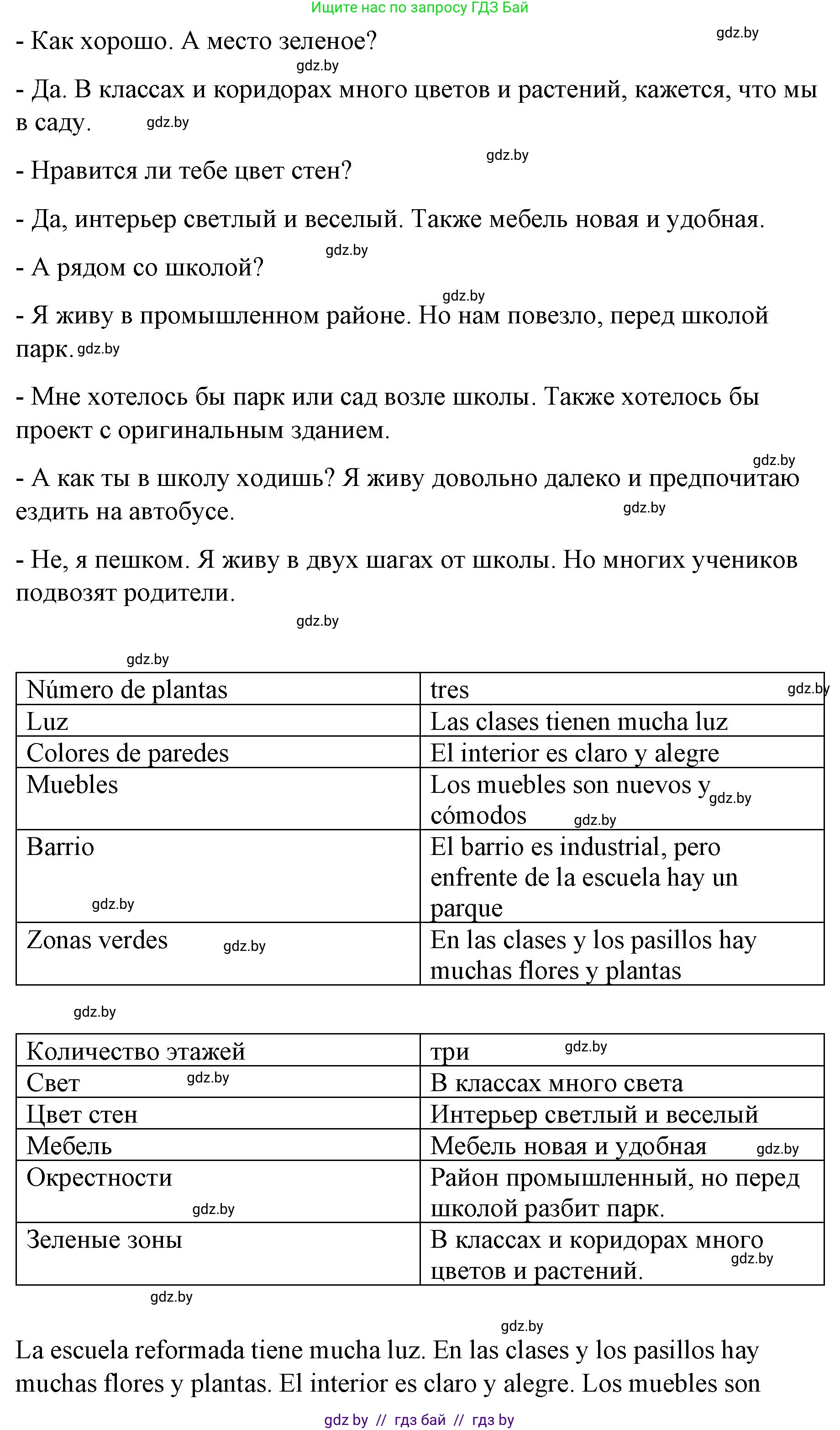 Испанский язык, 10 класс Учебник, авторы: Гриневич Елена Карловна, Янукенас Ольга Викторовна, издательство Вышэйшая школа, Минск, 2019, оранжевого цвета, страница 32, номер 3, Решение (продолжение 3)